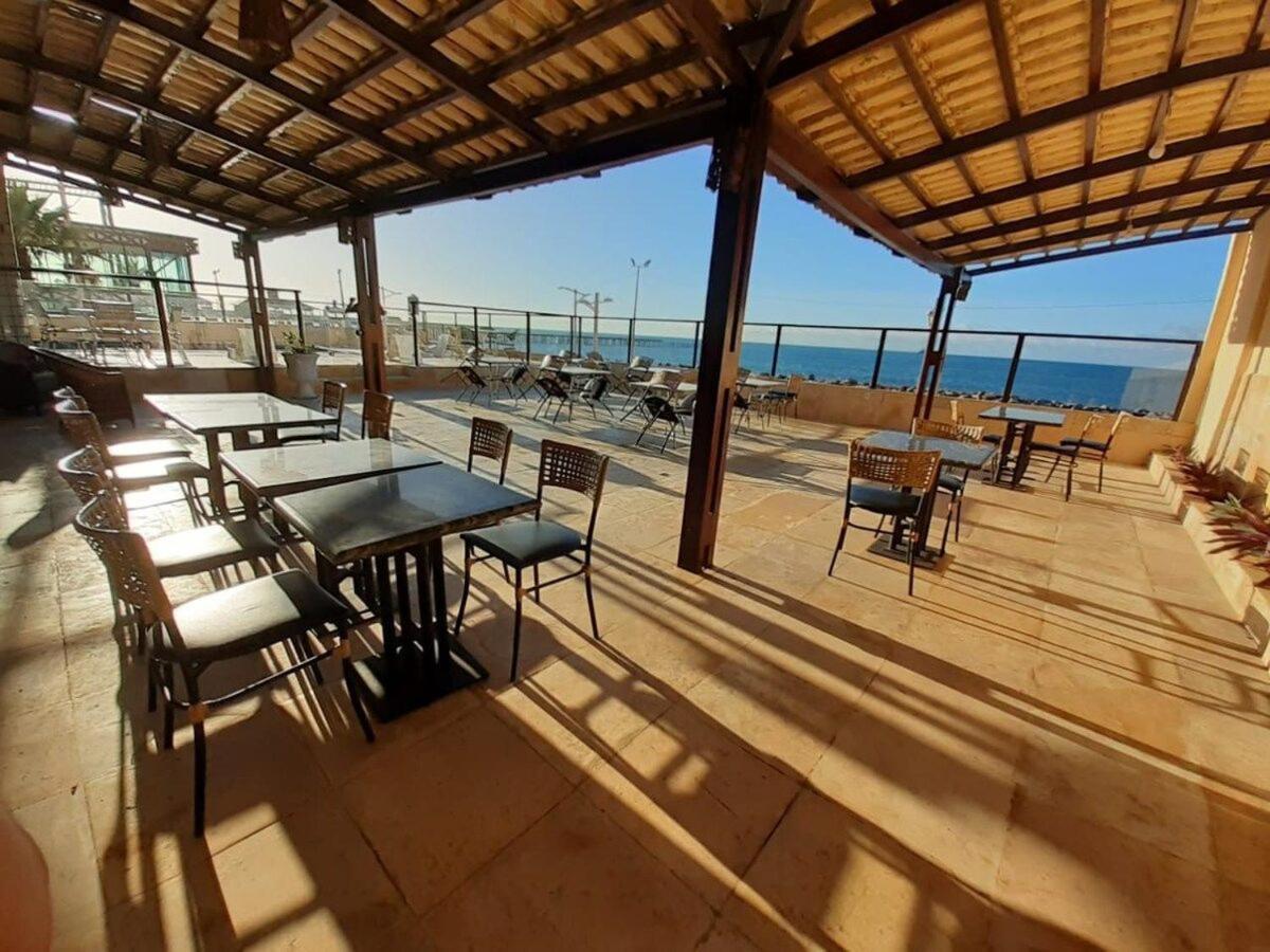 605 Flat Mobiliado Com Vista Lateral Mar Na Praia De Iracema Com Ventilador Fortaleza  Eksteriør bilde