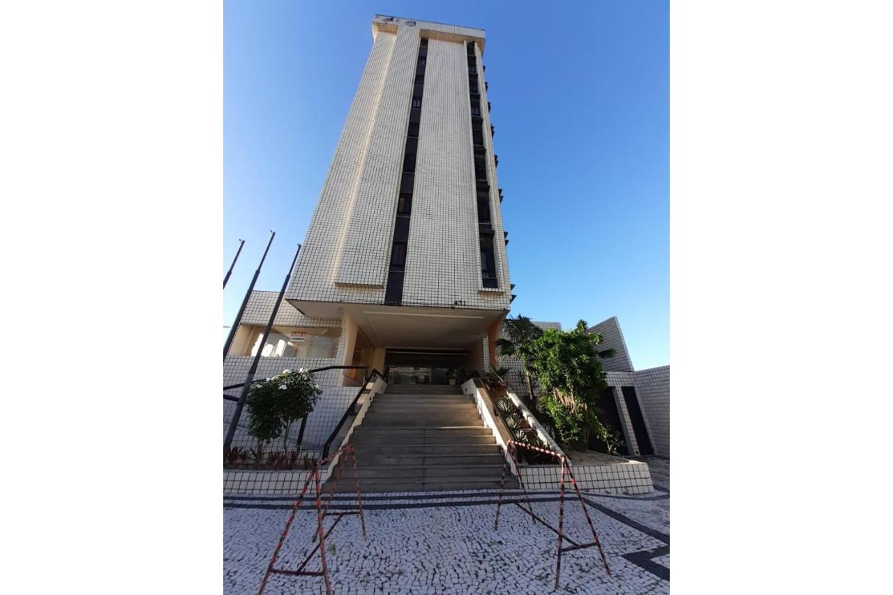 605 Flat Mobiliado Com Vista Lateral Mar Na Praia De Iracema Com Ventilador Fortaleza  Eksteriør bilde